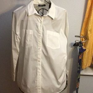“FINAL PRICE. “:A.N.A.” White LS Blouse size XL